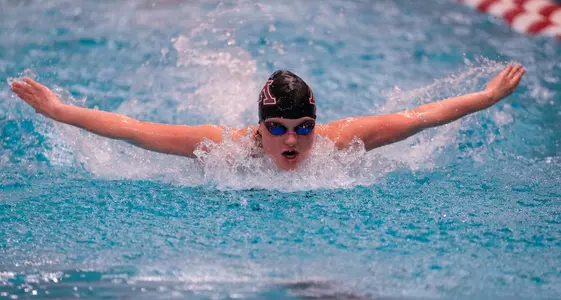Linscott Emma swimming in the Women 200 Butterfly. 
The University of Minnesota Swimming team competing in the Big Ten Women's Swimming and Diving Championships Saturday, Feb. 19, 2022 at the Soderholm Family Aquatic Center on the University of Wisconsin Campus.   Photo Steve Apps