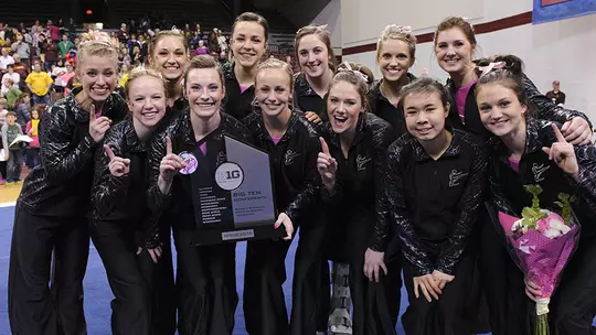2013 - Minnesota Gopher Women Gymnastics defeat Ohio State at the Pavillion and become Big Ten Champions.
-- Copyright Christopher Mitchell / SportShotPhoto.com