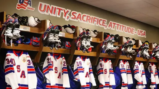 Team USA WJC Locker Room