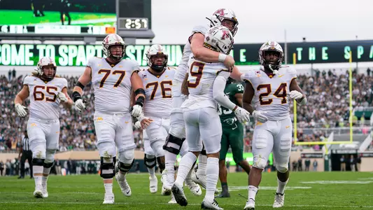 Jackson Daniel, touchdown, team, celebration