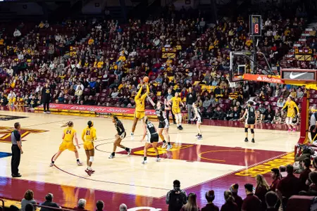 micheaux at williams arena vs. purdue 2023