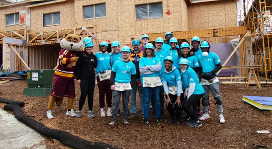 Gophers Partner With Habitat for Humanity Image