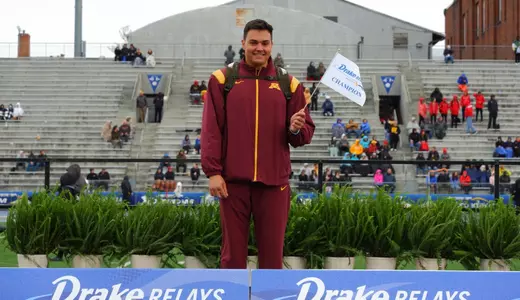 kostas zaltos at 2023 drake relays