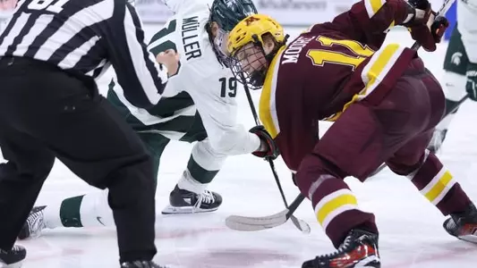 Moore faceoff at MSU