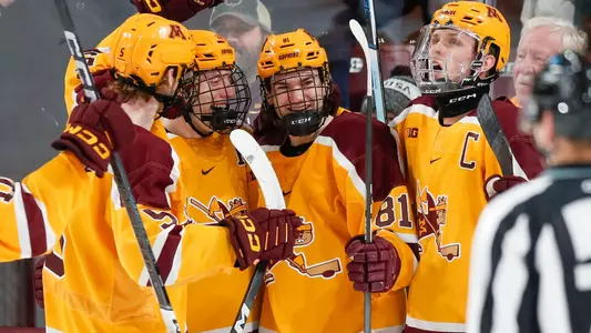 Snuggerud goal celebration