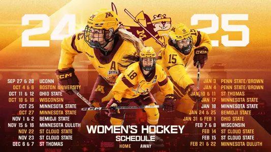 2024-25 Women's Hockey Schedule