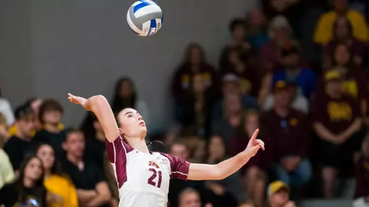 Acevedo serve vs Auburn