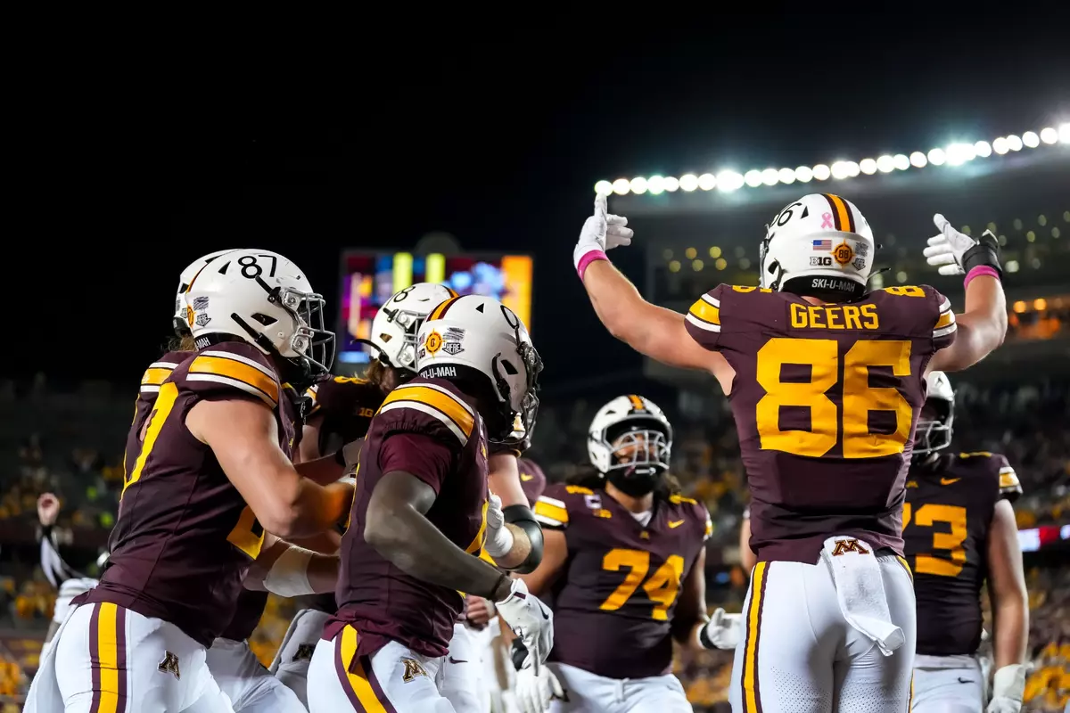 Geers_Jameson celebration touchdown