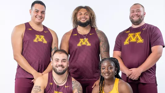 throws group 2025 minnesota track and field