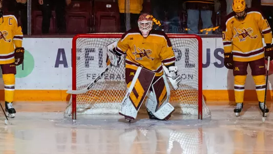 Liam Souliere starting goalie