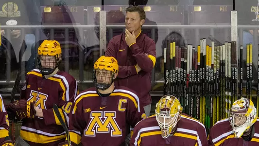 11 Oct 19: The University of Minnesota Golden Gophers play against the  Colorado College Tigers