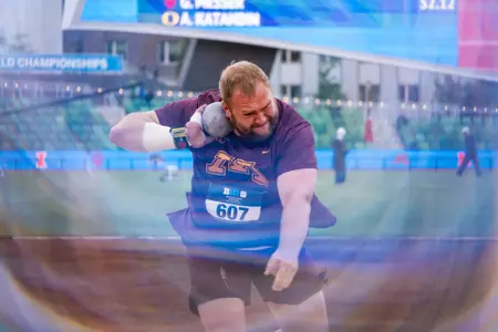 isaiah schafer at the 2025 big ten outdoor championships