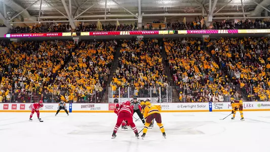 Men's hockey crowd - 3M Arena at Mariucci