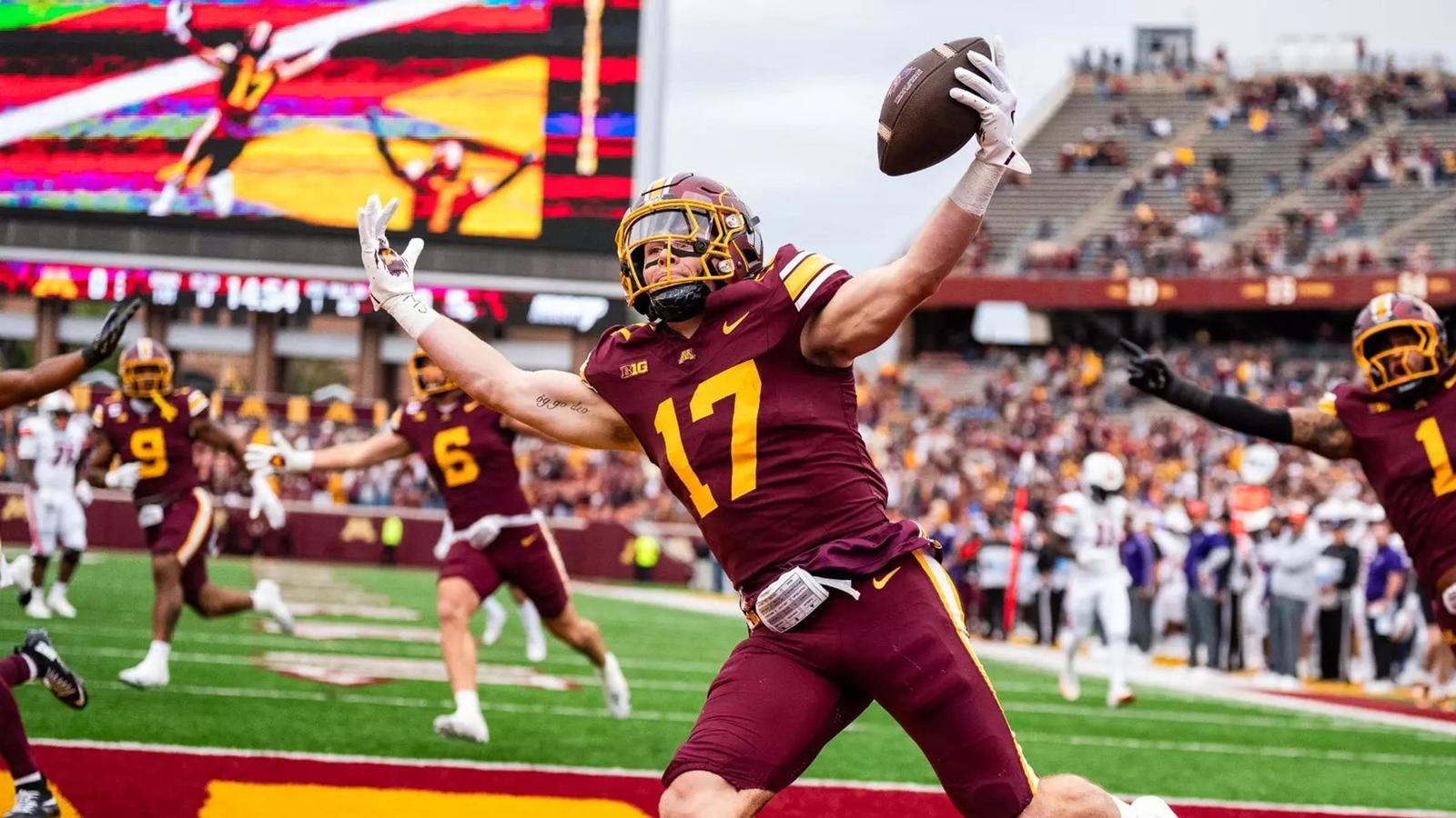 Gophers Score Early and Often in 66-0 Win - University of Minnesota ...