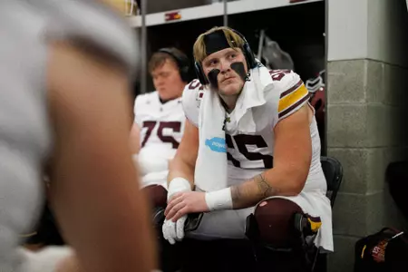 Greg Johnson is an offensive lineman for Minnesota