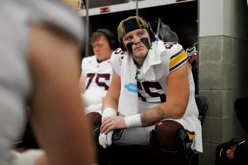 Greg Johnson is an offensive lineman for Minnesota