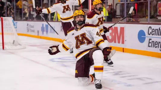 Humphreys goal celebration with team