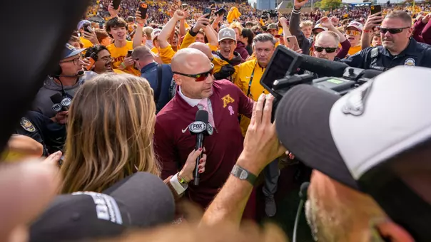 PJ Fleck with Fox