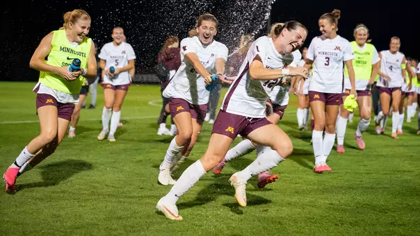 Tenley Senden, Celebration, Goal, Iowa