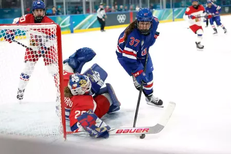 Olympics: Ice Hockey-Women Group A - USA-CZE