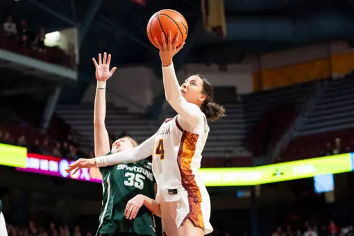 No. 23/23 Minnesota Falls to No. 18/16 Michigan State, 75-61