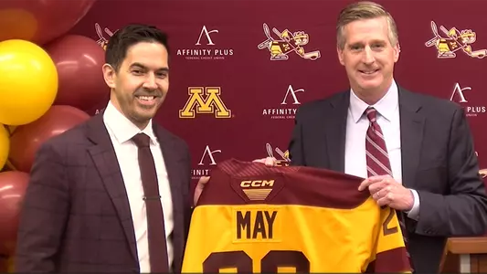 Greg May with Mark Coyle