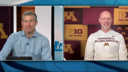 Coach Larson on B1G Today