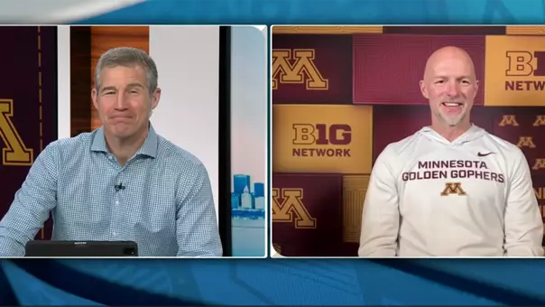 Coach Larson on B1G Today