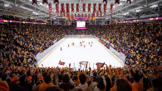 3M Arena at Mariucci full crowd versus Wisconsin