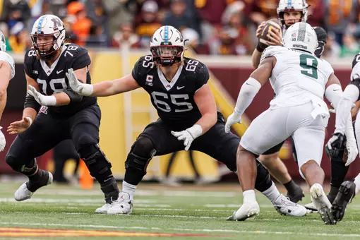 Greg Johnson is an offensive lineman for the Minnesota Golden Gophers