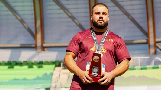 mantzouranis on the NCAA Championships podium in 2026