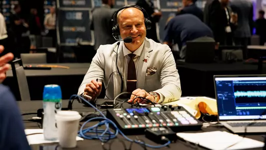 Coach Fleck, radio interview