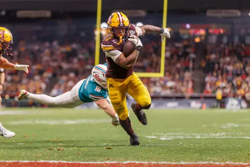 Darius Taylor scores a touchdown in the 2025 Rate Bowl