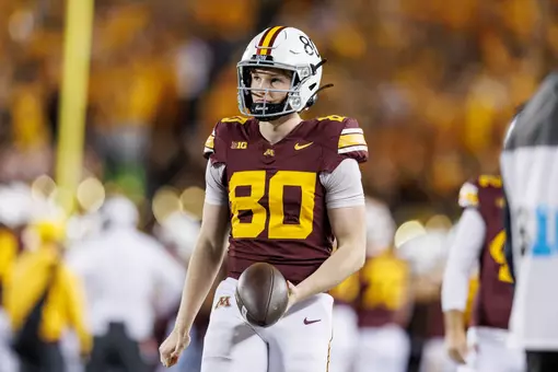 Alan Soukup is a long snapper for Minnesota