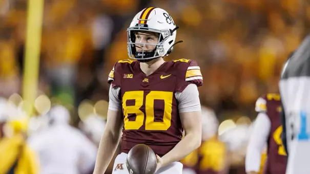 Alan Soukup is a long snapper for Minnesota