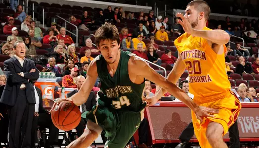 Mustang Men's Basketball Registers Historic Victory at Fresno State Image