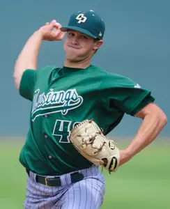 Click to enlarge Fischback Strikes Out 13 as Cal Poly Clinches UC Davis Series Image