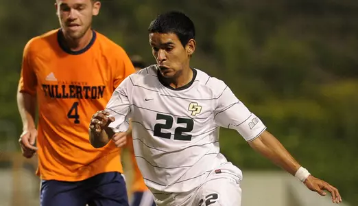 Pridham, Duran Push Mustang Men's Soccer Team to 3-2 Overtime Triumph Image
