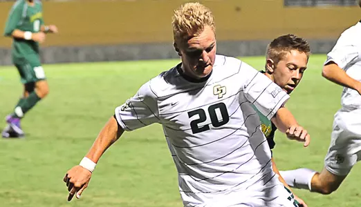 Mustang Men's Soccer Falls in Overtime at No. 24 UC Riverside Image