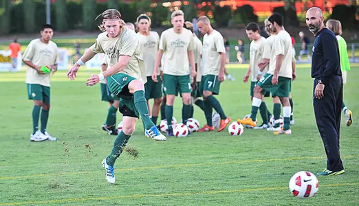 Mustang Men's Soccer Edges Valparaiso in 2012 Home Opener Image