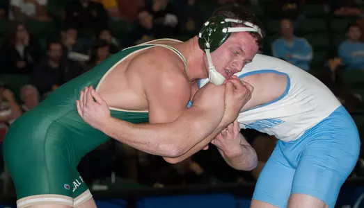 Gold Beats Green in Annual Cal Poly Intrasquad Wrestling Dual Meet Image