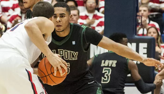 Mustang Men's Basketball Falls at Pittsburgh, 73-56 Image