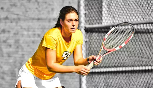 Mustang Women's Tennis Swept at Santa Clara in Shortened Match Image