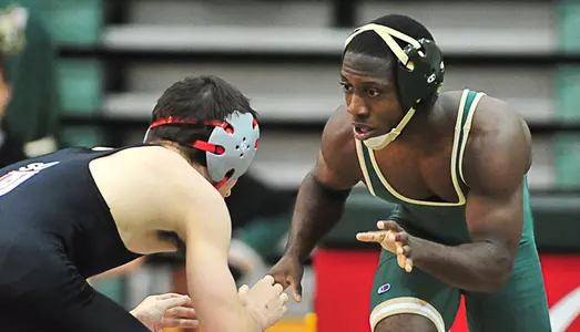 Cal Poly Wrestlers Fall to Oregon State, 50-0, in Pac-12 Dual Image