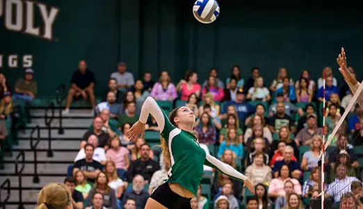 Cal Poly Drops Four-Set Decision to Big West Leader Long Beach State Image