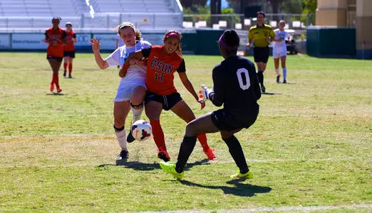 CSUN Scores Early in Second Overtime for 2-1 Win on Hot Day at Cal Poly Image