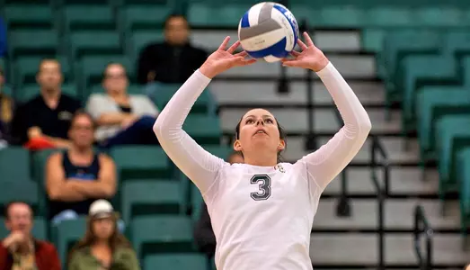 Cal Poly Volleyball Falls in Three Sets at No. 20 Long Beach State Image