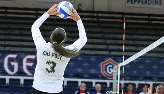 Mustang Volleyball Falls in Five to Santa Clara Image