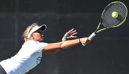 Cal Poly Women's Tennis Picks Up First Win by Sweeping UC Santa Cruz Image