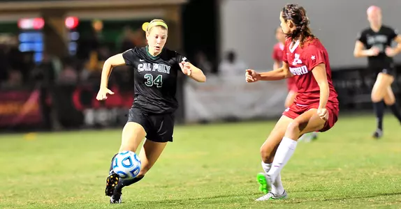 Late Goal Lifts No. 2 Stanford to 1-0 Road Win at Cal Poly Image